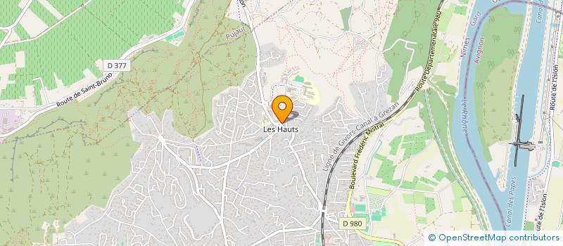 localisation de l'entreprise MADAME INGRID CALLET  VILLENEUVE-LES-AVIGNON