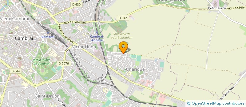 localisation de l'entreprise MADAME INGRID CAPRON  CAMBRAI