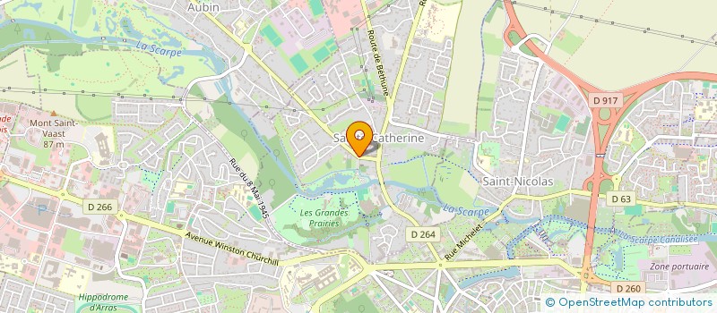 localisation de l'entreprise MADAME INGRID CARPENTIER  BAILLEUL-SIR-BERTHOULT