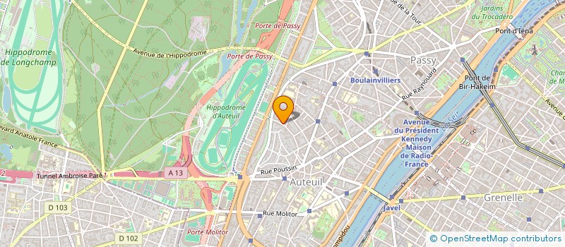 localisation de l'entreprise MADAME INGRID CECILE AUDREY TORDJEMAN  PARIS