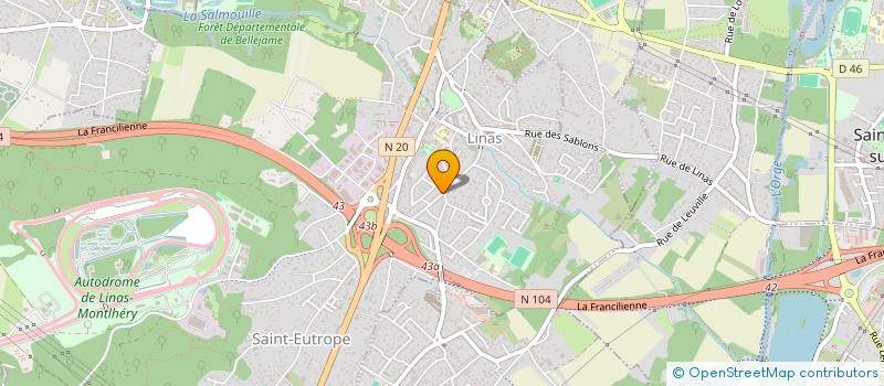 localisation de l'entreprise MADAME INGRID CECILE DANEL à LINAS