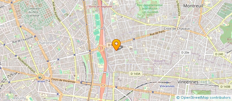 localisation de l'entreprise MADAME INGRID CHANE FOC à MONTREUIL