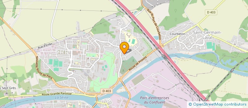 localisation de l'entreprise MADAME INGRID CHANTEGROS  MONTEREAU-FAULT-YONNE