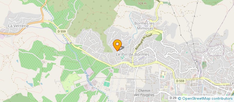 localisation de l'entreprise MADAME INGRID CHANTELOUP à BORMES-LES-MIMOSAS