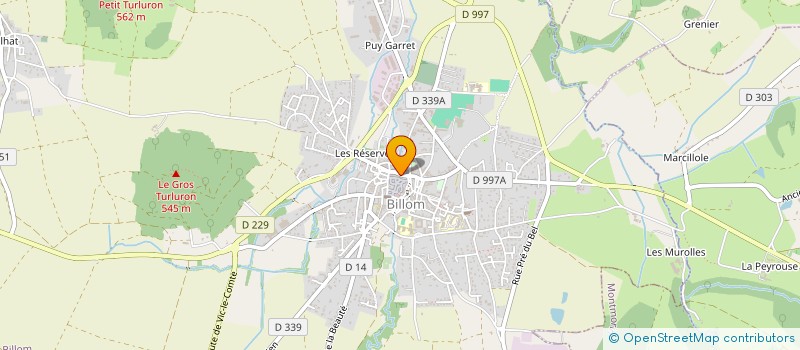 localisation de l'entreprise MADAME INGRID CHEVALERIAS  BILLOM