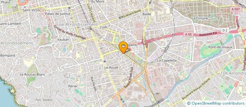 localisation de l'entreprise MADAME INGRID CHORYNSKI à MARSEILLE