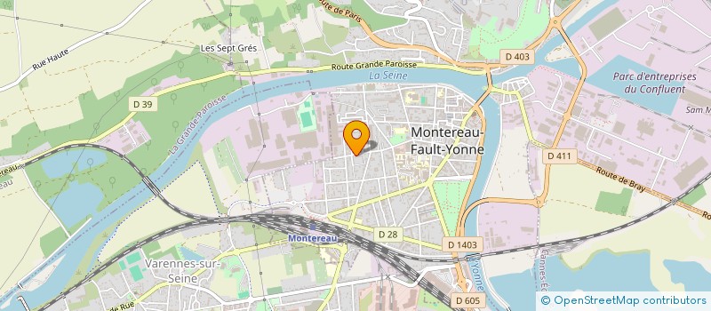 localisation de l'entreprise MADAME INGRID CONGRATEL  MONTEREAU-FAULT-YONNE