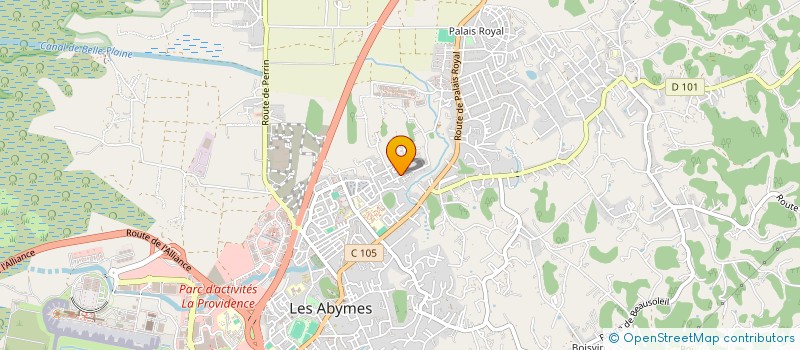 localisation de l'entreprise MADAME INGRID CONQUET  LES ABYMES