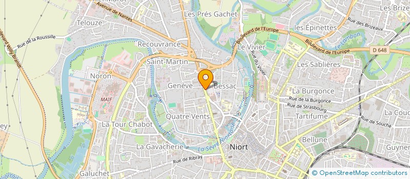 localisation de l'entreprise MADAME INGRID CORMERY à NIORT