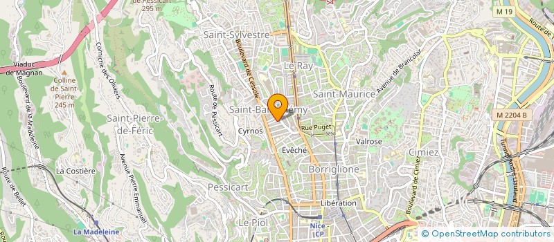 localisation de l'entreprise MADAME INGRID CORNEILLE  NICE