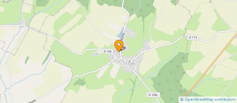 localisation de l'entreprise MADAME INGRID COUTANT  ESSEY