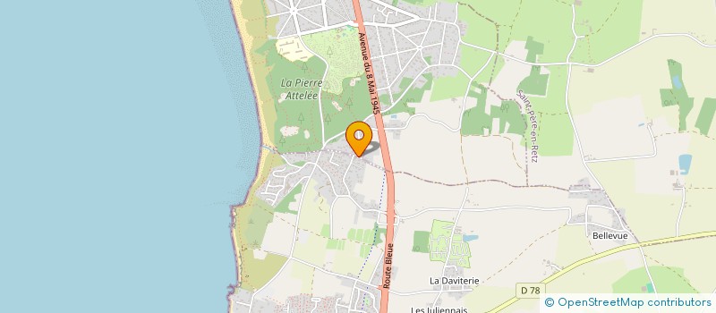 localisation de l'entreprise MADAME INGRID CUSSONNEAU  SAINT-MICHEL-CHEF-CHEF