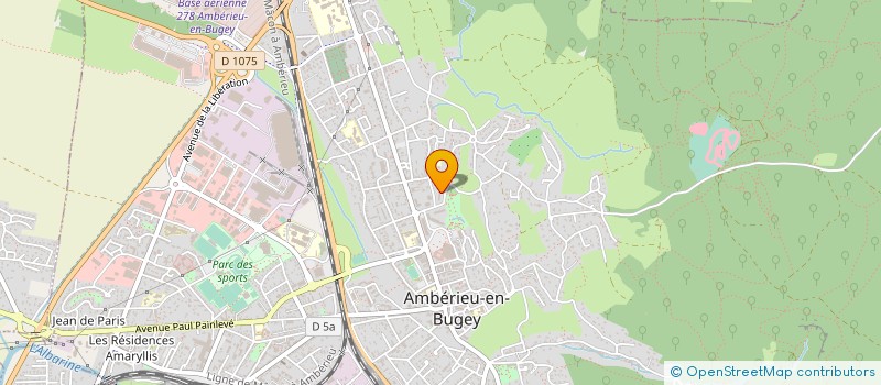 localisation de l'entreprise MADAME INGRID DANTIER  AMBERIEU-EN-BUGEY