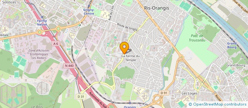 localisation de l'entreprise MADAME INGRID DARNAL à RIS-ORANGIS