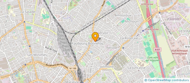 localisation de l'entreprise MADAME INGRID DAUZATS  TOULOUSE