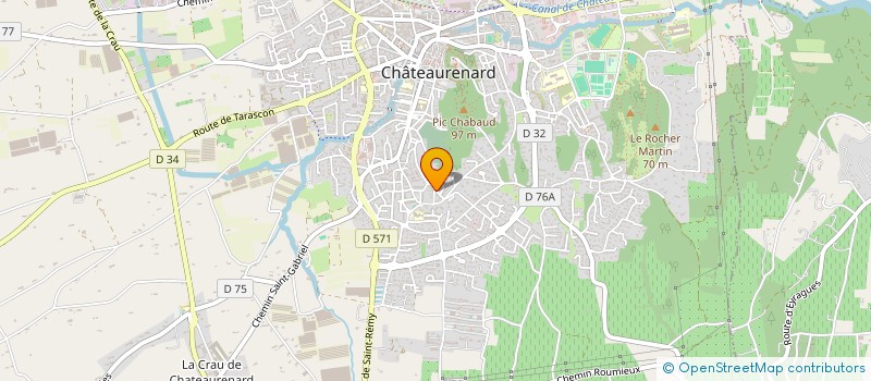 localisation de l'entreprise MADAME INGRID DE ANGELIS  CHATEAURENARD