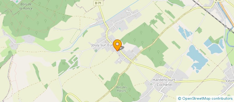 localisation de l'entreprise MADAME INGRID DEHAUMONT  JOUY-SUR-EURE