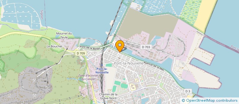 localisation de l'entreprise MADAME INGRID DEJEAN  PORT-LA-NOUVELLE