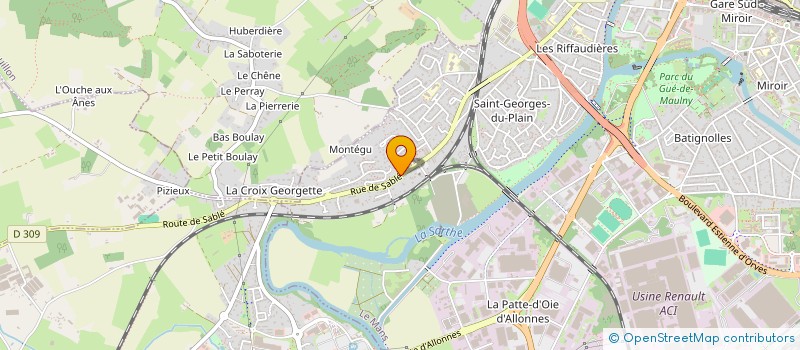 localisation de l'entreprise MADAME INGRID DELABY  LE MANS