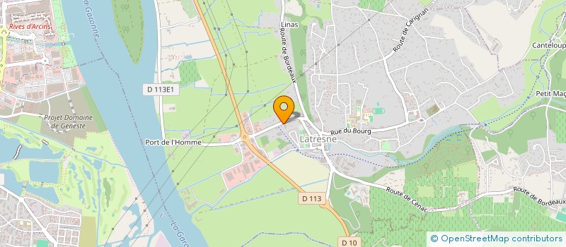 localisation de l'entreprise MADAME INGRID DELCOUR  LATRESNE