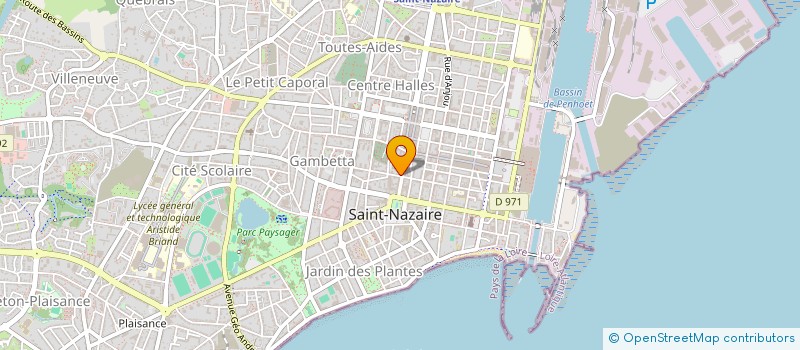 localisation de l'entreprise MADAME INGRID DENIS  SAINT-NAZAIRE