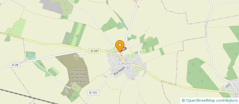 localisation de l'entreprise MADAME INGRID DENISE CHIRAUX  LIHONS