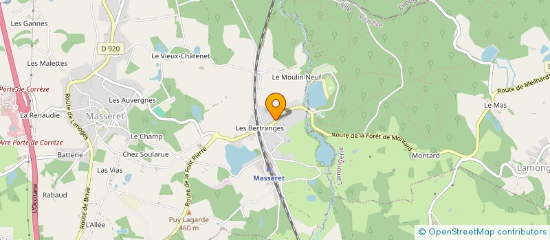 localisation de l'entreprise MADAME INGRID DEPLANQUE  MASSERET