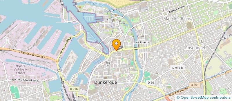 localisation de l'entreprise MADAME INGRID DESBONNET à DUNKERQUE