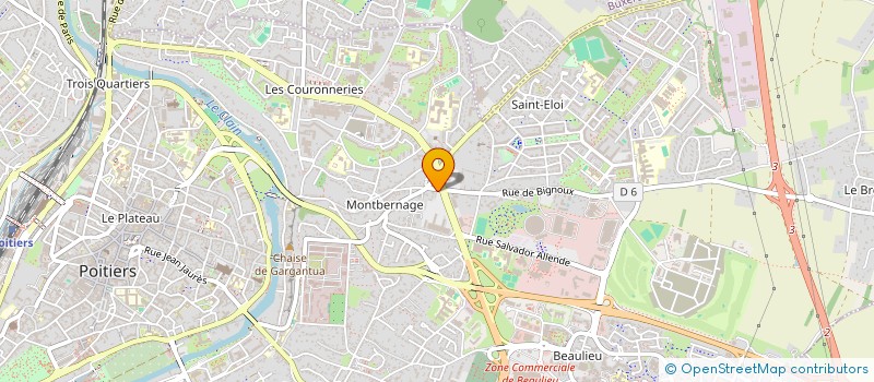 localisation de l'entreprise MADAME INGRID DESBORDES  POITIERS