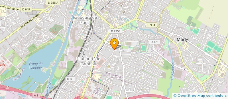 localisation de l'entreprise MADAME INGRID DOUCHET  AULNOY-LEZ-VALENCIENNES