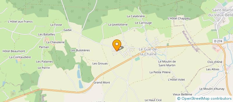 localisation de l'entreprise MADAME INGRID DOURDOINE à BELFORET-EN-PERCHE