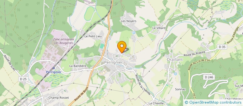 localisation de l'entreprise MADAME INGRID DUCATILLON  PERRIGNIER