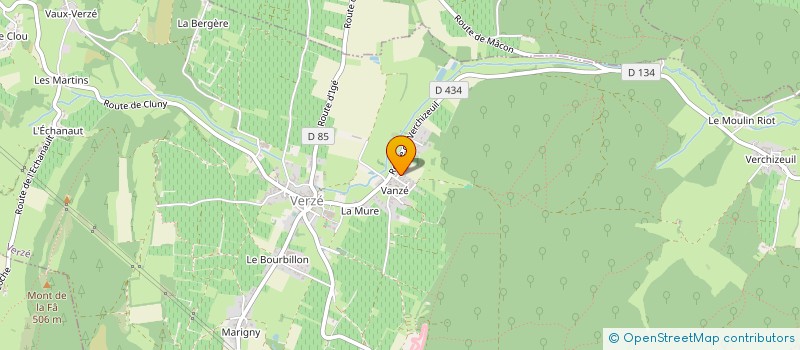 localisation de l'entreprise MADAME INGRID DUCROZET  VERZE