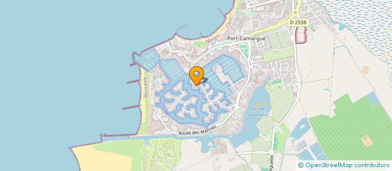 localisation de l'entreprise MADAME INGRID DUMAS  LE GRAU-DU-ROI