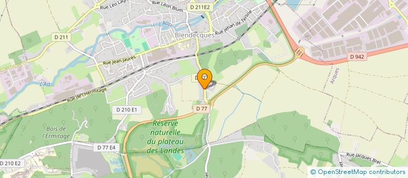 localisation de l'entreprise MADAME INGRID EECKEMAN  BLENDECQUES