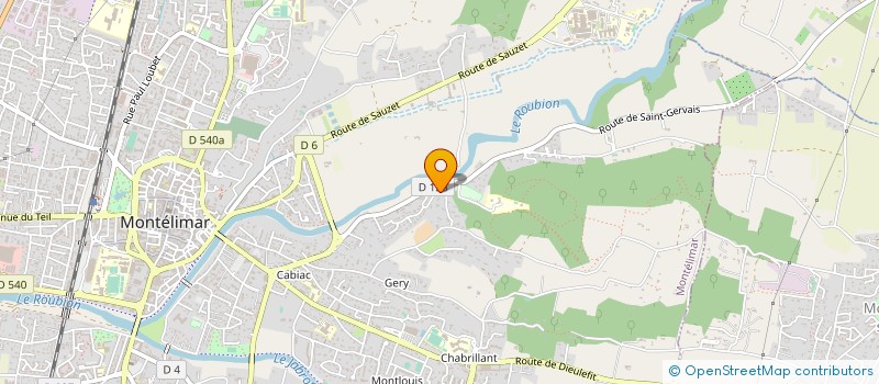 localisation de l'entreprise MADAME INGRID ENJOLRAS  MONTELIMAR