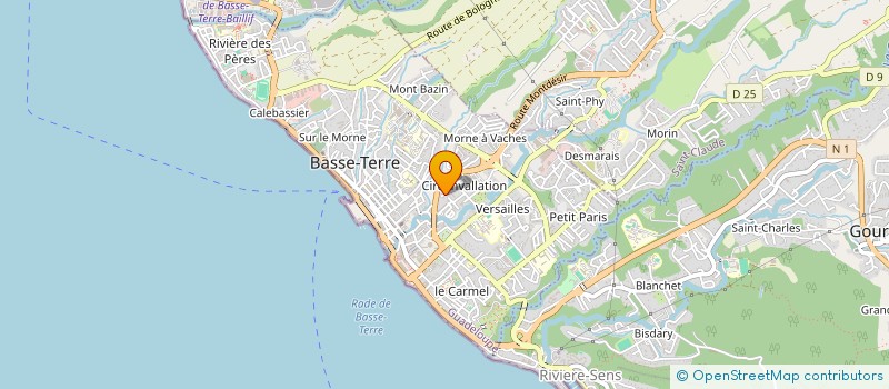 localisation de l'entreprise MADAME INGRID FABIGNON  BASSE-TERRE