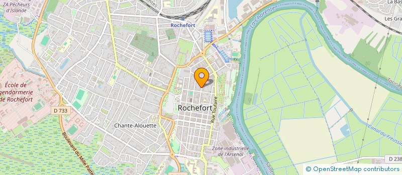 localisation de l'entreprise MADAME INGRID FAUTREL  ROCHEFORT