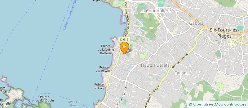 localisation de l'entreprise MADAME INGRID FERRI à SIX-FOURS-LES-PLAGES