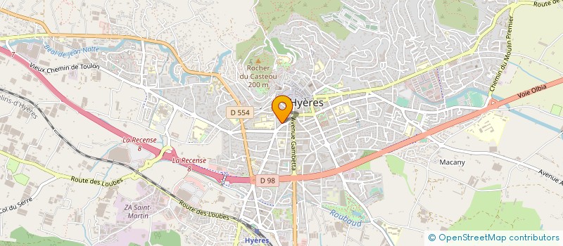 localisation de l'entreprise MADAME INGRID FORGET CHAMPAGNE  HYERES