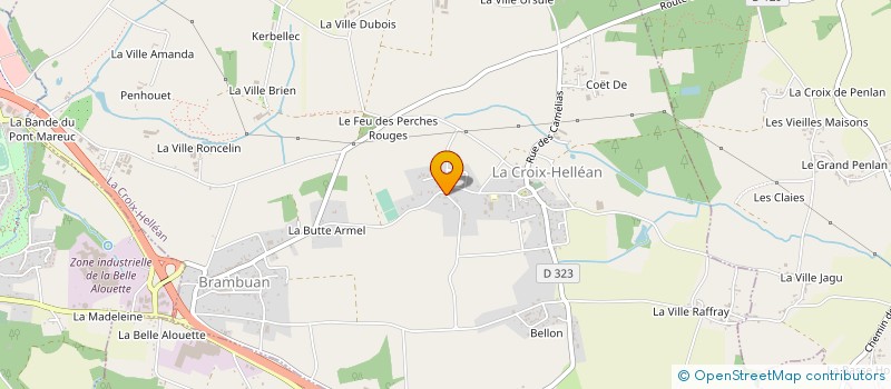 localisation de l'entreprise MADAME INGRID FRANCOIS à LA CROIX-HELLEAN