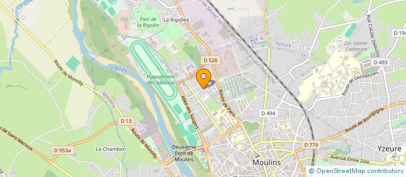 localisation de l'entreprise MADAME INGRID FUCHS à MOULINS