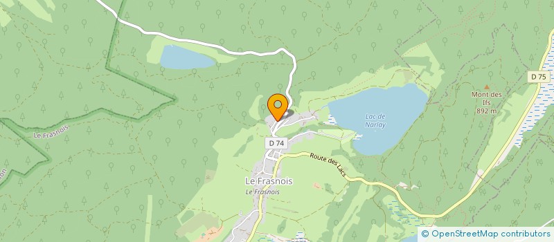 localisation de l'entreprise MADAME INGRID GAUTHIER  LE FRASNOIS