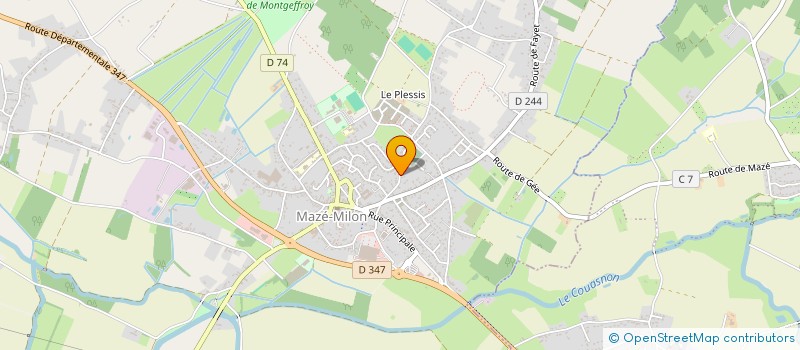 localisation de l'entreprise MADAME INGRID GENILLON  MAZE-MILON