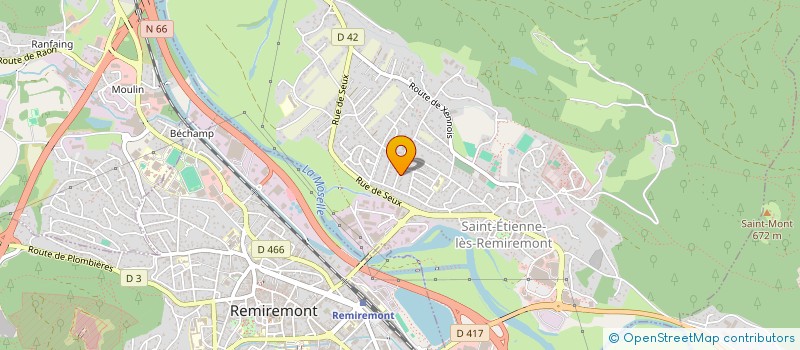 localisation de l'entreprise MADAME INGRID GERMAIN à SAINT-ETIENNE-LES-REMIREMONT