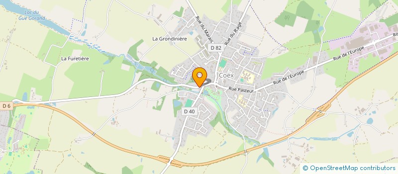 localisation de l'entreprise MADAME INGRID GIRARD  COEX