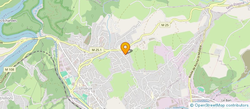 localisation de l'entreprise MADAME INGRID GIRAUD  UNIEUX