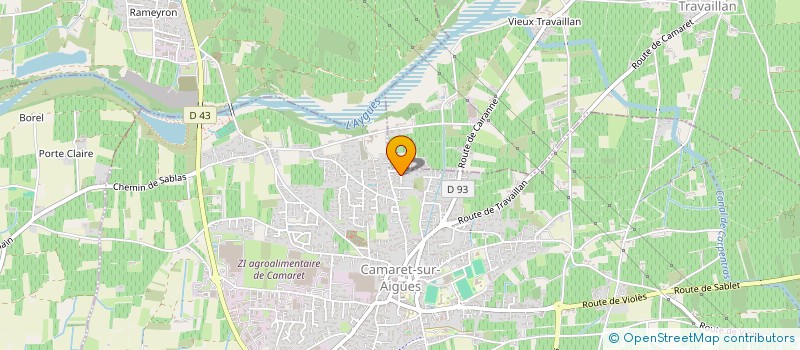 localisation de l'entreprise MADAME INGRID GONZALEZ  CAMARET-SUR-AIGUES