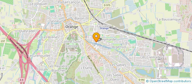 localisation de l'entreprise MADAME INGRID GOSS à ORANGE