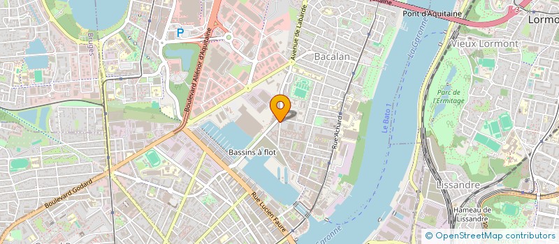 localisation de l'entreprise MADAME INGRID GOUBAND  BORDEAUX